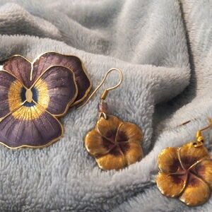 Pendant And Earrings